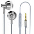 XO EP34 Metal Half In-ear Earphone 1.2M Silver - ledmania.gr