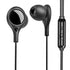 XO EP46 Noise-cancelling in-ear sleep Earphone 1.2M Black - ledmania.gr