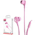 XO EP46 Noise-cancelling in-ear sleep Earphone 1.2M Pink - ledmania.gr