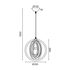 ΚΡΕΜΑΣΤΟ Φ/Σ 1ΧΕ27 ΑΝ.ΚΑΦΕ ΔΕΡΜΑ MDF D29XH100CM TRITON - ledmania.gr