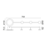 ^ΕΠΙΤΟΙΧΟ Φ/Σ LED 7W 3000K 560LM ΜΑΥΡΟ ΜΕΤΑΛΛΙΚΟ 70Χ7Χ15CM VALENTINO - ledmania.gr