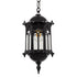 GloboStar® DARCY 00655 Vintage Κρεμαστό Φωτιστικό Οροφής Μονόφωτο Μαύρο Μεταλλικό Πλέγμα Φ15.5 x Y32.5cm - ledmania.gr
