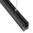 GloboStar® OFFICE 61025-P Γραμμικό Κρεμαστό Φωτιστικό Linear LED 18W 2170lm 120° AC 220-240V Μ120 x Π2 x Υ4cm Θερμό Λευκό 2700K - Μαύρο - 3 Years Warranty - ledmania.gr