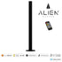 GloboStar® ALIEN-DIVA-BLACK-50-10 ALIEN Design DIVA Μοντέρνο Minimal Nordic Μεταλλικό Φωτιστικό Επιτραπέζιο - Πορτατίφ - Λαμπατέρ Μαύρο LED 10W 1500lm με Ασύρματο Χειριστήριο RF & Dimmer IP20 CCT Θερμό 2700 K έως Ψυχρό 6000K Μ3 x Π1.6 x Υ50cm - ledmania.gr