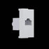 ^ MODYS ΠΡΙΖΑ ΔΙΚΤΥΟΥ ΙΒΟΥΑΡ 1 ΣΤ. RJ45 CAT.6 ΜΕ ΘΩΡΑΚΙΣΗ IP20 - ledmania.gr