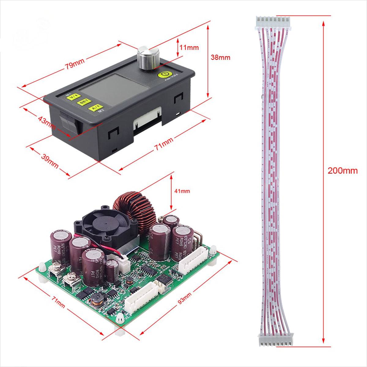 GloboStar® 79984 DPS5020-USB-BT Ψηφιακό Δοκιμαστικό Εργαλείο Ηλεκτρονικού/Τεχνικού Τμήματος Ρυθμιζόμενης Τάσης & Ampere - Βολτόμετρο/Αμπερόμετρο/Βατόμετρο Μετατροπέας με LCD Οθόνη Max Output 0-20A/DC 0-50V/0-1000W με Micro USB & Βluetooth APP - ledmania.gr