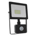 BLACK SENSOR LED SMD FLOOD LUMINAIRE IP66 20W 4000K 1700Lm 230V RA80 - ledmania.gr