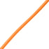 GloboStar® CABLITO 61554 Μοντέρνο Κρεμαστό Φωτιστικό Οροφής Μονόφωτο 1 x E27 Πορτοκαλί Σιλικόνης Ανάρτηση με Υφασμάτινο Καλώδιο Φ4 x Υ110cm