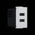 ^ MODYS ΠΡΙΖΑ ΤΡΟΦΟΔΟΣΙΑΣ USB 1 ΣΤ. 2xUSB ΙΒΟΥΑΡ 5VDC 2X1.2A IP20 - ledmania.gr