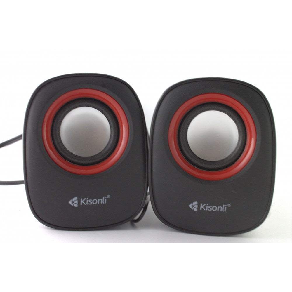 KISONLI SPEAKERS V360 2×1,5W USB, Πολύχρωμα - ledmania.gr