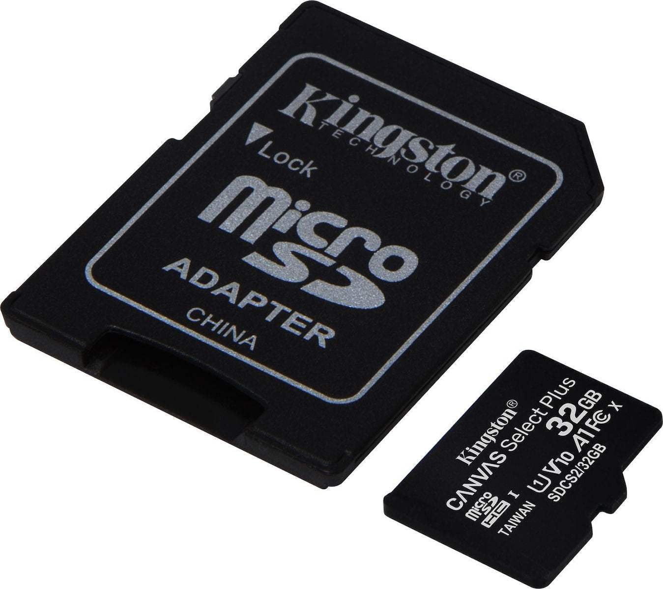 KINGSTON CANVAS SELECT PLUS MICROSDHC 32GB U1 V10 A1 WITH ADAPTOR - ledmania.gr