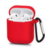 SILICONE CASE FOR AIRPODS TYPE 1 RED - ledmania.gr