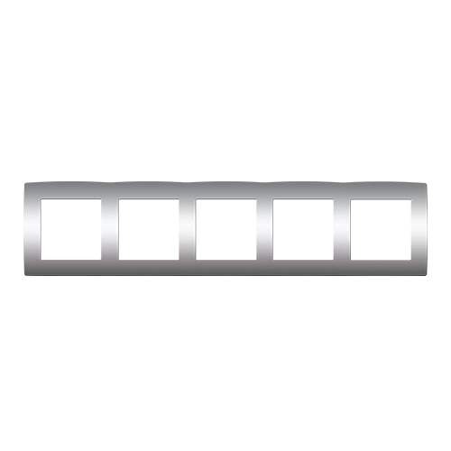 PRIME ΠΛΑΙΣΙΟ 5 ΘΕΣΕΩΝ IP20 MAT ΑΛΟΥΜΙΝΙΟ - ledmania.gr