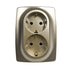 PRIME ΠΡΙΖΑ ΣΟΥΚΟ ΑΣΦΑΛΕΙΑΣ 2x2P+E 16A 250VAC IP20 MAT ΣΑΜΠΑΝΙΖΕ - ledmania.gr