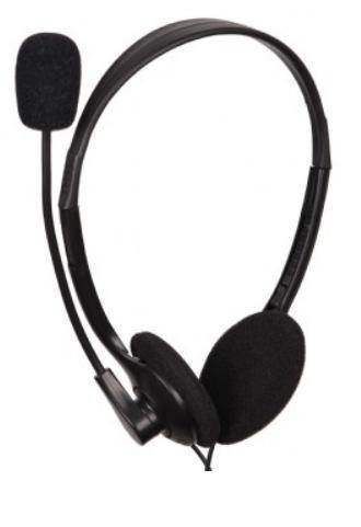 STEREO HEADSET WITH MIC & VOLUME CONTROL - ledmania.gr
