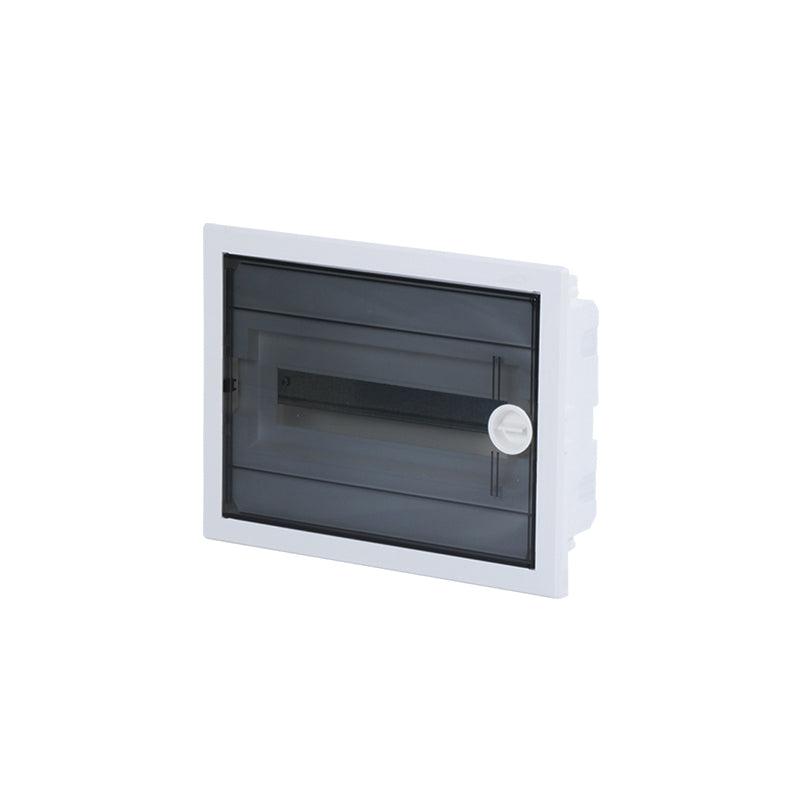 FLUSH MOUNTING 12 MODULES 1 ROW TRANSPARENT - ledmania.gr