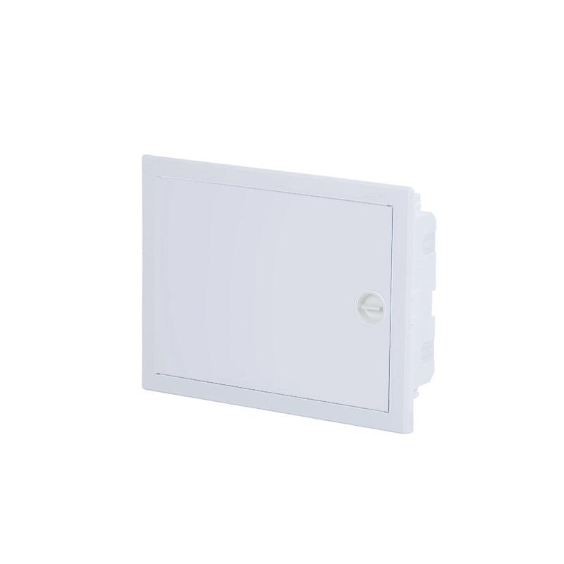 FLUSH MOUNTING 12 MODULES 1 ROW WHITE DOOR - ledmania.gr