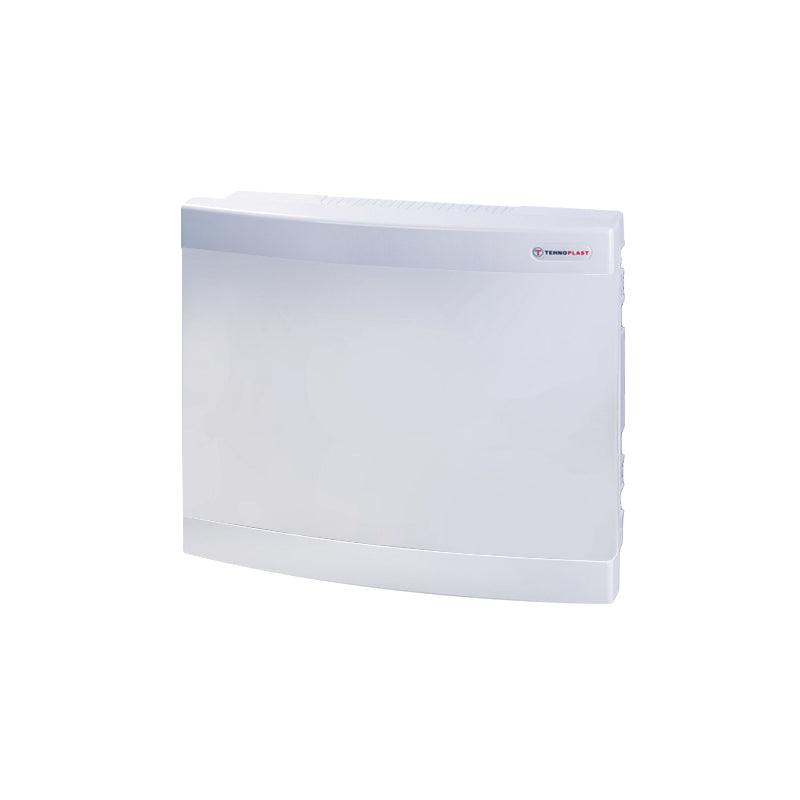 FLUSH MOUNTING 36 MODULES 2 ROWS WHITE DOOR - ledmania.gr
