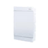 FLUSH MOUNTING 8 MODULES 1 ROW WHITE DOOR - ledmania.gr