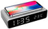 GEMBIRD DIGITAL ALARM CLOCK WITH WIRELESS CHARGING FUNCTION SILVER - ledmania.gr