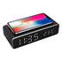 GEMBIRD DIGITAL ALARM CLOCK WITH WIRELESS CHARGING FUNCTION SILVER - ledmania.gr