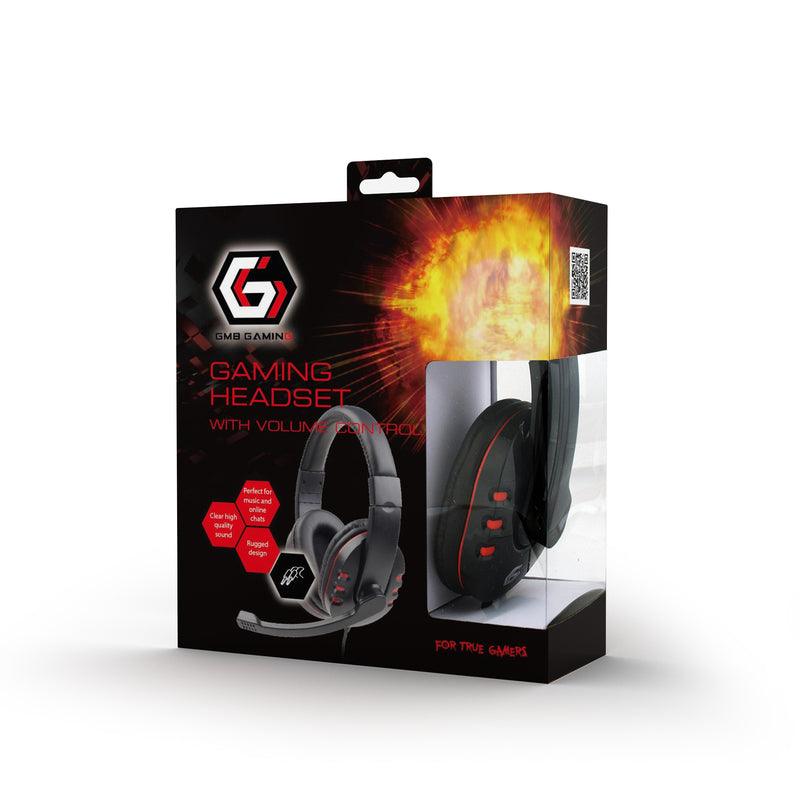 GEMBIRD GHS-402 STEREO HEADPHONES WITH MICROPHONE AND VOLUME CONTROL GAMING - ledmania.gr