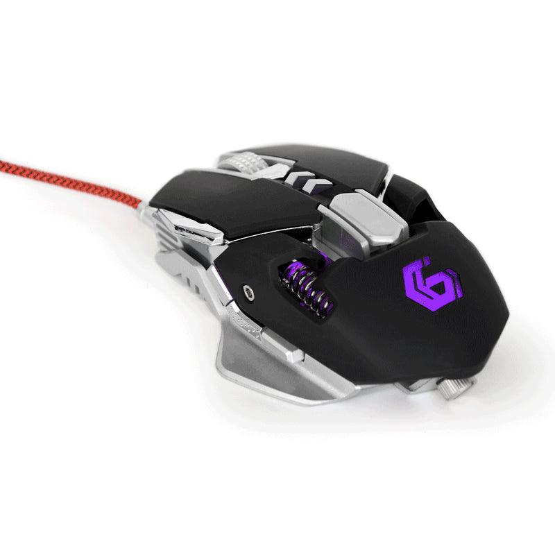 GEMBIRD MUSG-05 PROGRAMMABLE GAMING MOUSE 4000DPI RGB - ledmania.gr