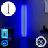 Μοντέρνο Minimal Επιτραπέζιο Μαύρο Φωτιστικό 50cm LED 8 Watt με Ασύρματο Χειριστήριο RF & Dimmer Μπλε GloboStar ALIEN Design GLOBO-50-6 - ledmania.gr