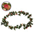 GloboStar® 09009 Τεχνητό Κρεμαστό Φυτό Διακοσμητική Γιρλάντα Μήκους 2.2 μέτρων με 32 X Μικρά Τριαντάφυλλα Σομόν Κοραλί - ledmania.gr
