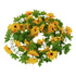GloboStar® 09028 Τεχνητό Κρεμαστό Φυτό Διακοσμητική Γιρλάντα Μήκους 2.2 μέτρων με 30 X Μεσαία Ηλιοτρόπια Κίτρινα - ledmania.gr