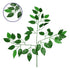 GloboStar® 09050 Τεχνητό Φυτό Διακοσμητικό Κλαδί Διαστάσεων M20cm x Υ22cm με 3 X Πράσινα Κλαδιά και Φύλλωμα Φύκος - ledmania.gr