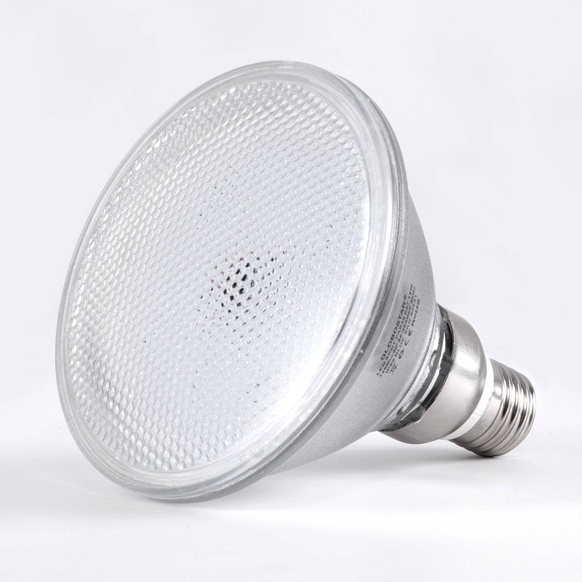 GloboStar® 60231 Λάμπα LED E27 PAR38 Κήπου Σκληρού Υάλου 18W 1200lm 60° AC 220-240V IP65 Φ12 x Υ13cm Μπλε - 3 Years Warranty - ledmania.gr