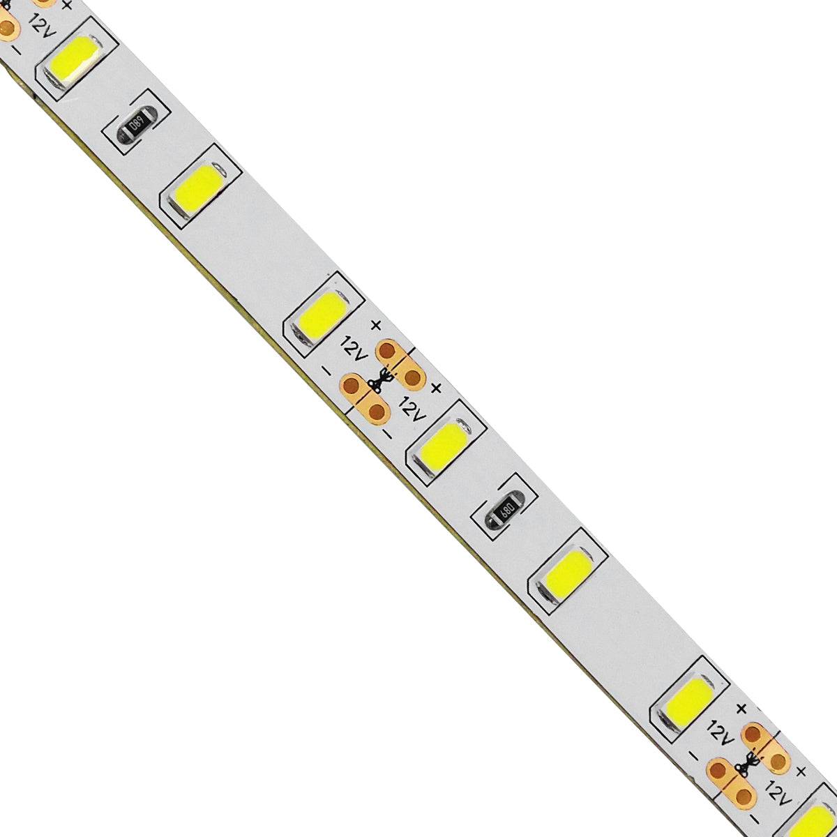 GloboStar® 70030 Ταινία LED SMD 5730 5m 20W/m 60LED/m 2600lm/m 120° DC 12V IP20 Ψυχρό Λευκό 6000K - 5 Χρόνια Εγγύηση - ledmania.gr