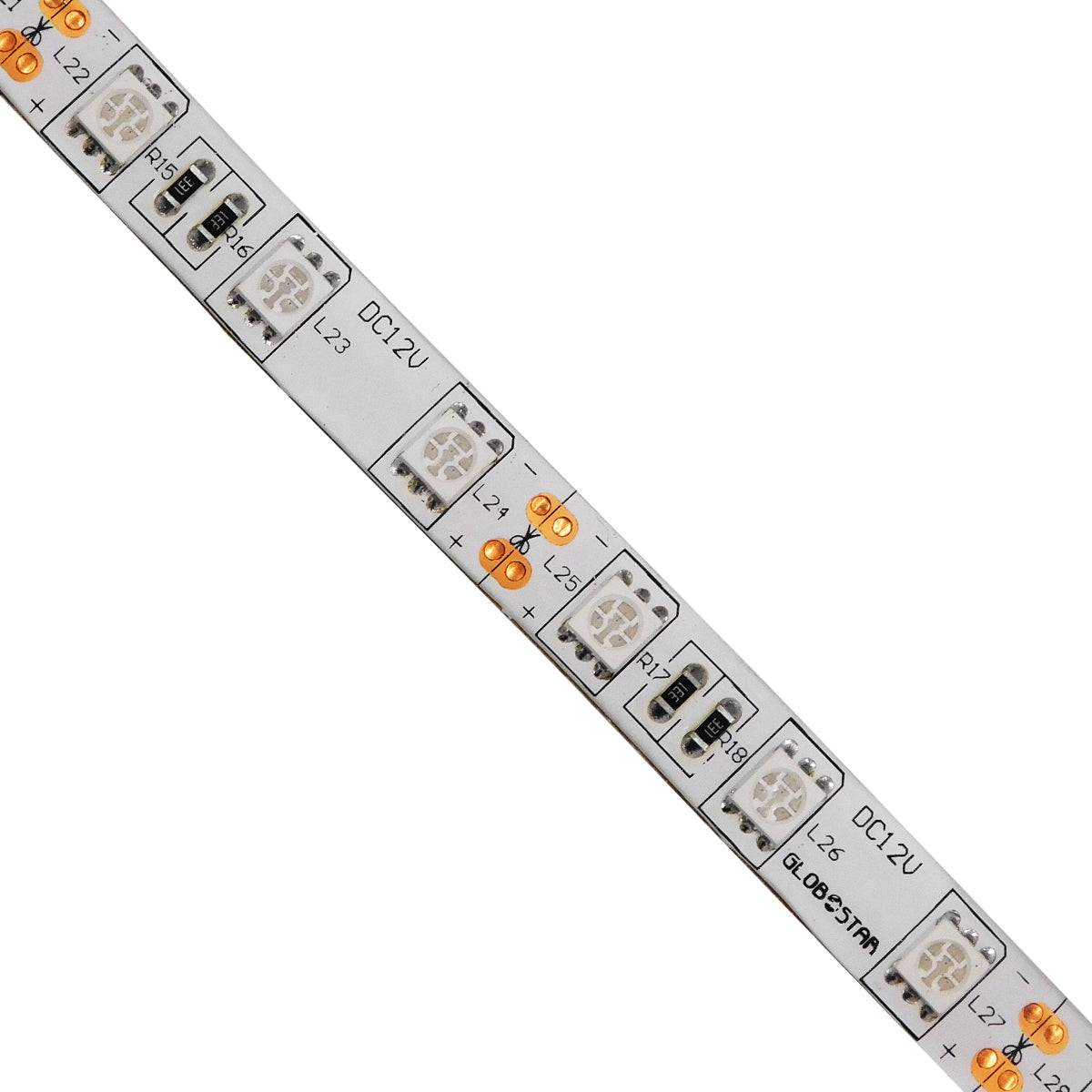 GloboStar® 70125 Ταινία LED SMD 5050 5m 14.4W/m 60LED/m 1454lm/m 120° DC 12V Αδιάβροχη IP65 Πράσινο - 5 Χρόνια Εγγύηση - ledmania.gr