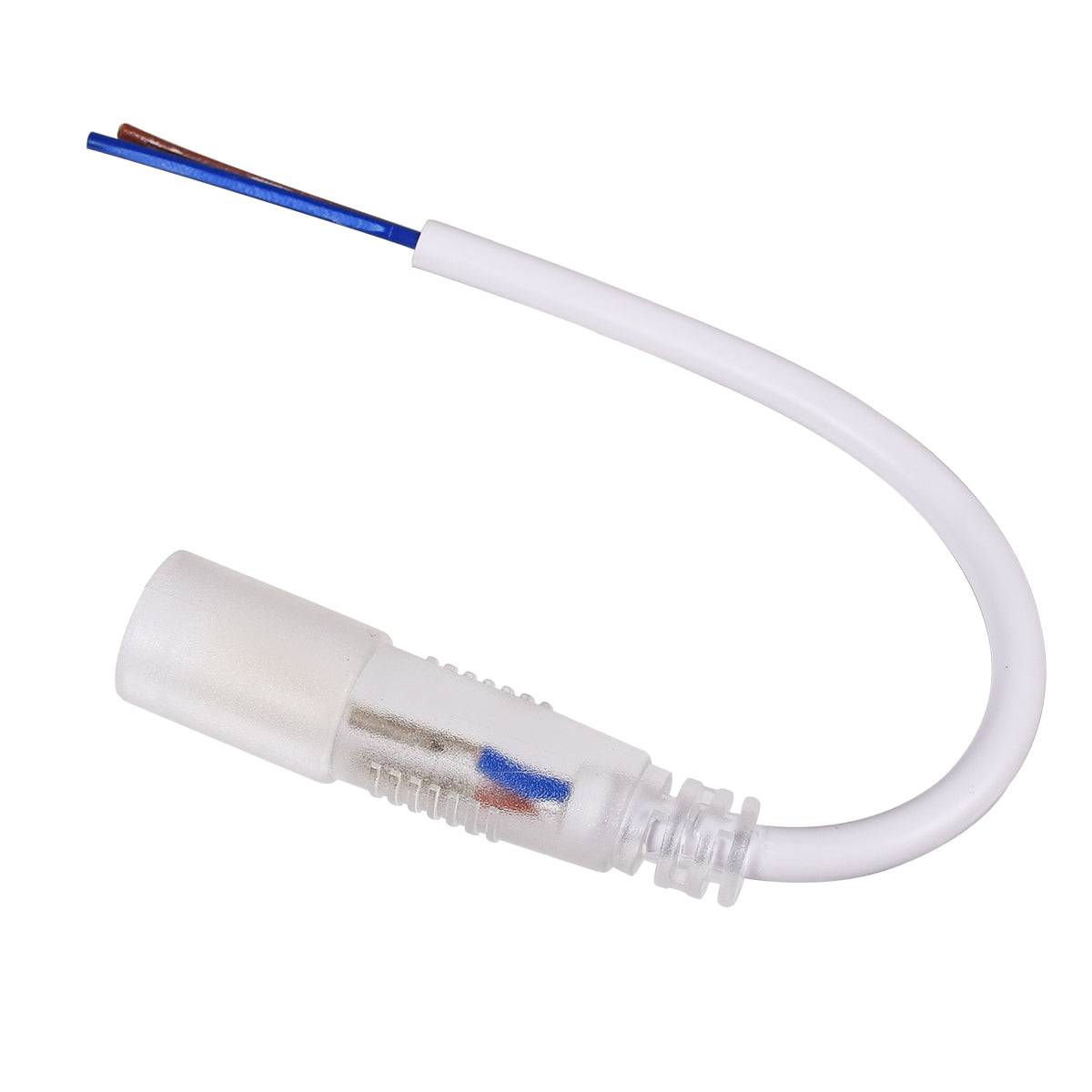 GloboStar® 70633 Καλώδιο Τροφοδοσίας για TUBE 360° Degree Neon Flex LED 24V 2 Pin Αδιάβροχο IP68 - ledmania.gr