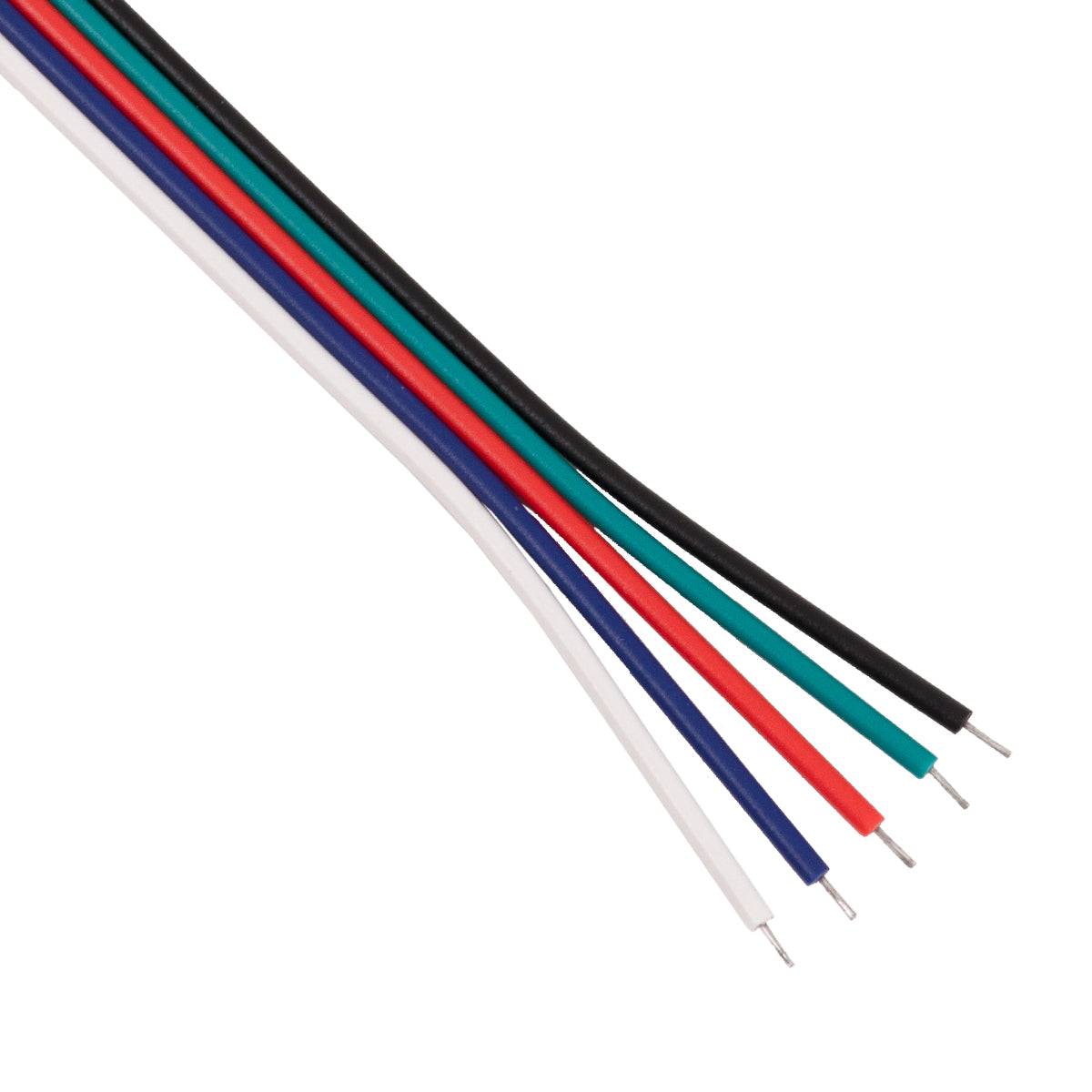 GloboStar® 70696 RGB+W Connector με 15cm Καλώδιο 5 PIN - ledmania.gr