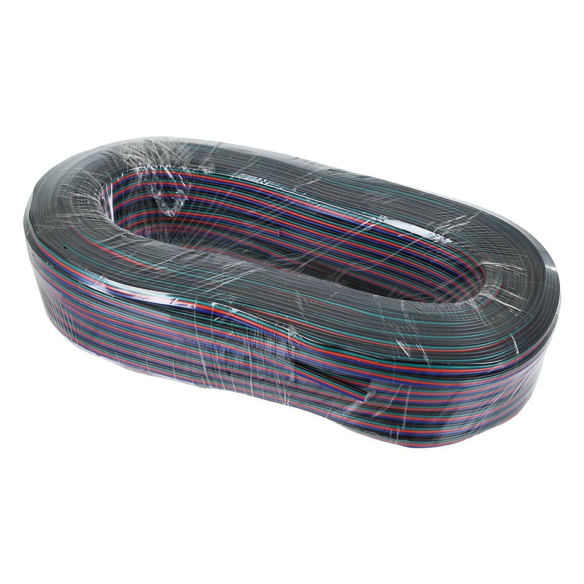 GloboStar® 70736 Εύκαμπτο Πλακέ Καλώδιο 1m RGB 4 x 0.25mm² - ledmania.gr