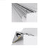 GloboStar® 70823-1M Προφίλ Αλουμινίου για Σκαλοπάτια Ανοδιωμένο με Λευκό Οπάλ Κάλυμμα για 1 Σειρά Ταινίας LED Πατητό - Press On - ledmania.gr