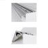 GloboStar® 70823-2M Προφίλ Αλουμινίου για Σκαλοπάτια Ανοδιωμένο με Λευκό Οπάλ Κάλυμμα για 1 Σειρά Ταινίας LED Πατητό - Press On Πακέτο 5 Τεμάχια των 2 Μέτρων - ledmania.gr