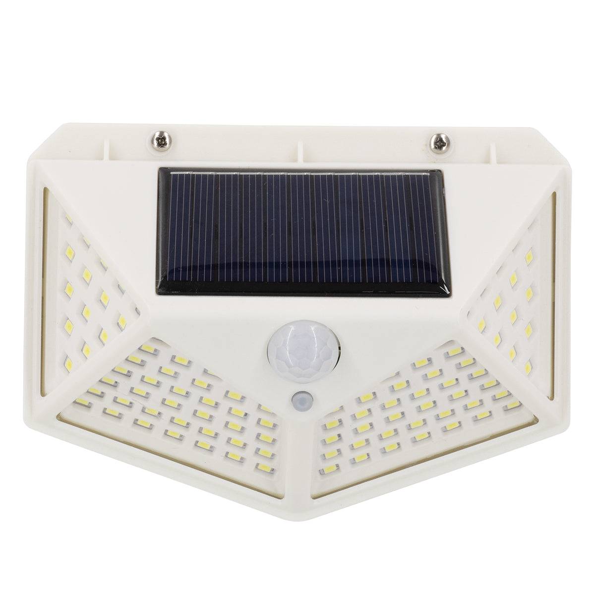 GloboStar® 71498 Αυτόνομο Ηλιακό Φωτιστικό LED SMD 10W 1000lm με Ενσωματωμένη Μπαταρία 1200mAh - Φωτοβολταϊκό Πάνελ με Αισθητήρα Ημέρας-Νύχτας και PIR Αισθητήρα Κίνησης Αδιάβροχο IP65 Ψυχρό Λευκό 6000K - ledmania.gr