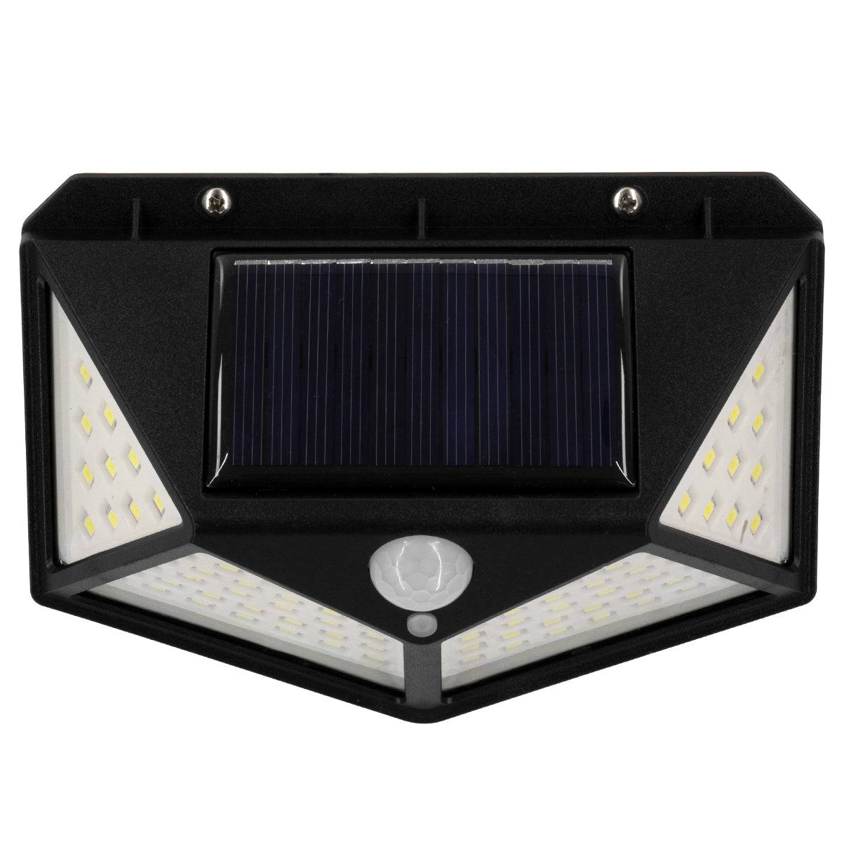 GloboStar® 71499 Αυτόνομο Ηλιακό Φωτιστικό LED SMD 10W 1000lm με Ενσωματωμένη Μπαταρία 1200mAh - Φωτοβολταϊκό Πάνελ με Αισθητήρα Ημέρας-Νύχτας και PIR Αισθητήρα Κίνησης Αδιάβροχο IP65 Ψυχρό Λευκό 6000K - ledmania.gr