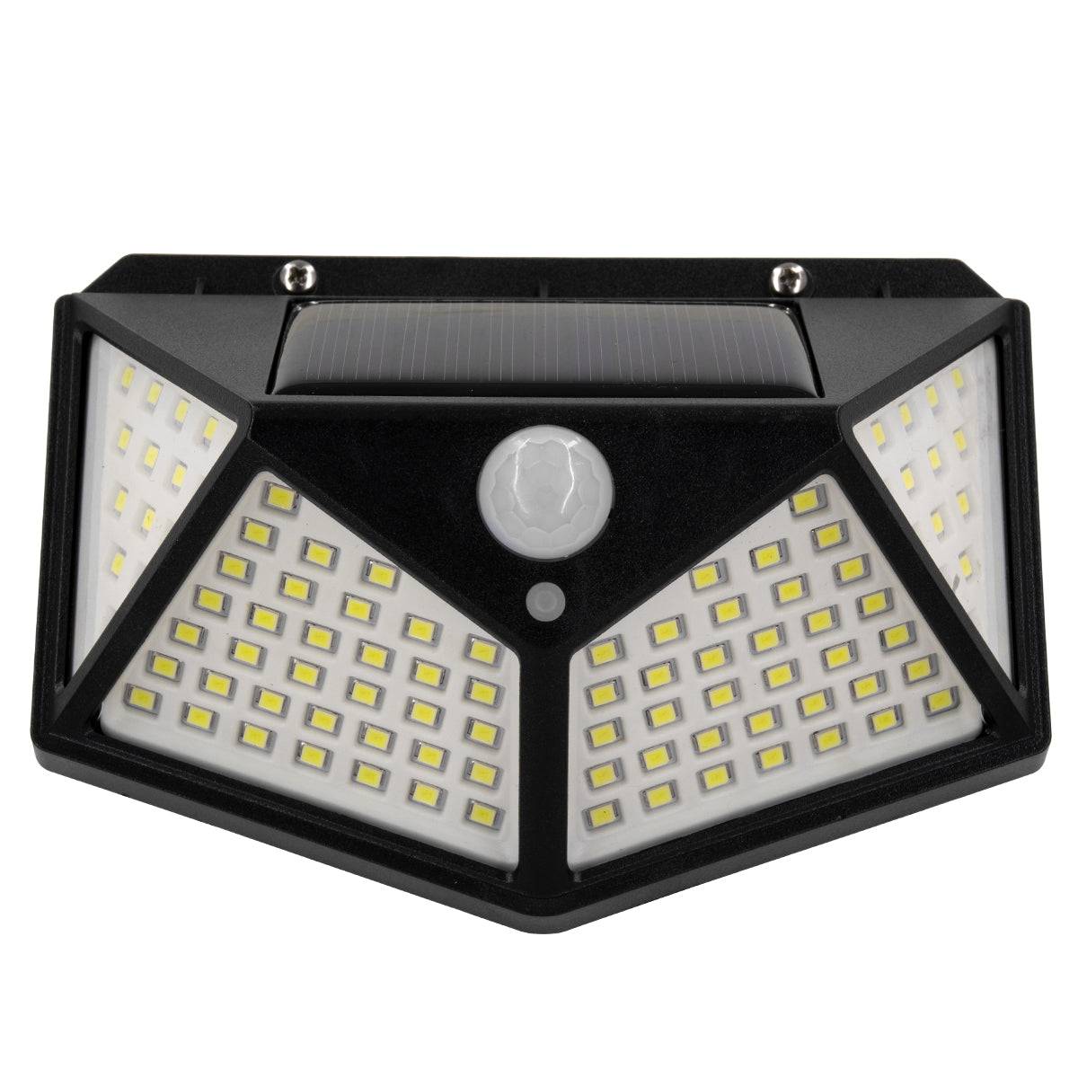 GloboStar® 71499 Αυτόνομο Ηλιακό Φωτιστικό LED SMD 10W 1000lm με Ενσωματωμένη Μπαταρία 1200mAh - Φωτοβολταϊκό Πάνελ με Αισθητήρα Ημέρας-Νύχτας και PIR Αισθητήρα Κίνησης Αδιάβροχο IP65 Ψυχρό Λευκό 6000K - ledmania.gr