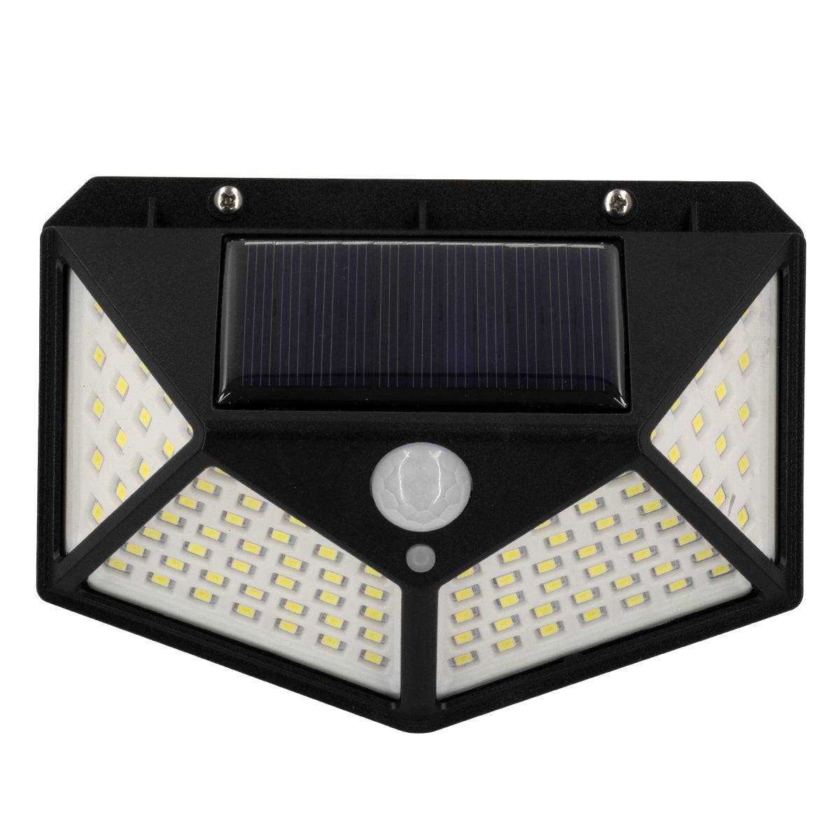 GloboStar® 71499 Αυτόνομο Ηλιακό Φωτιστικό LED SMD 10W 1000lm με Ενσωματωμένη Μπαταρία 1200mAh - Φωτοβολταϊκό Πάνελ με Αισθητήρα Ημέρας-Νύχτας και PIR Αισθητήρα Κίνησης Αδιάβροχο IP65 Ψυχρό Λευκό 6000K - ledmania.gr