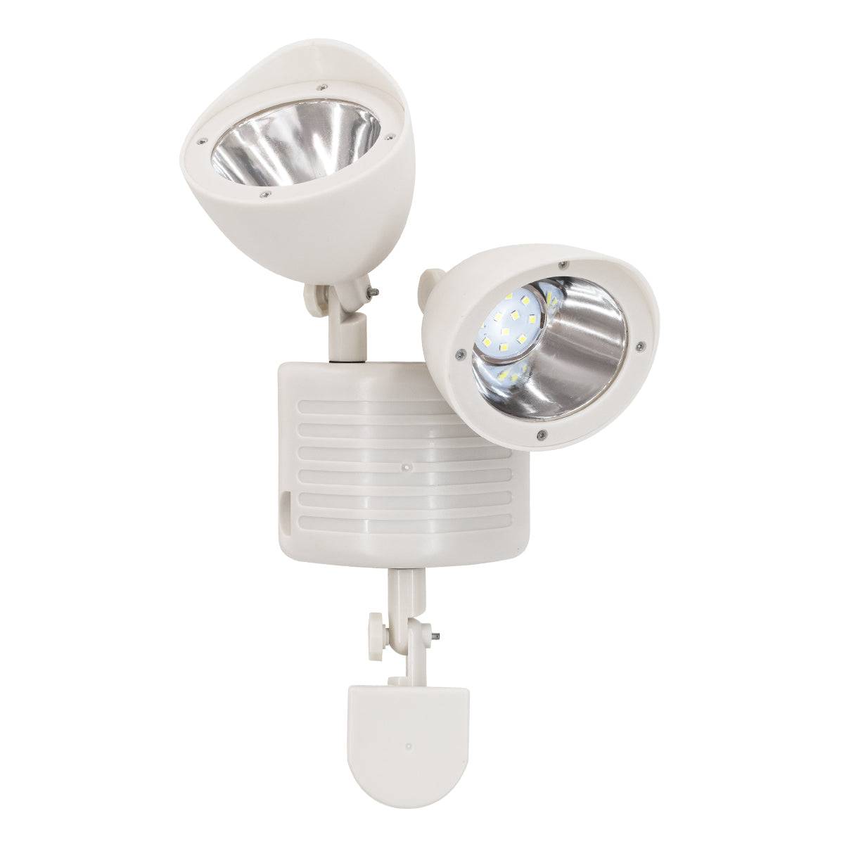 GloboStar® 71508 Λευκό Αυτόνομο Ηλιακό Φωτιστικό LED SMD 10W 150lm με Ενσωματωμένη Μπαταρία 1200mAh - Φωτοβολταϊκό Πάνελ με Αισθητήρα Ημέρας-Νύχτας και PIR Αισθητήρα Κίνησης Αδιάβροχο IP54 Ψυχρό Λευκό 6000K - ledmania.gr