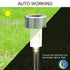 GloboStar® 71521 Αυτόνομο Ηλιακό Φωτιστικό LED SMD 1W 100lm με Ενσωματωμένη Μπαταρία 600mAh - Φωτοβολταϊκό Πάνελ με Αισθητήρα Ημέρας-Νύχτας Αδιάβροχο IP65 Φανάρι Κήπου Στρογγυλό Θερμό Λευκό 3000K - ledmania.gr