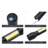 Super Bright Zoom LED Q5 T6  With Side COB Light Αλουμίνιο Αδιάβροχο USB Επαναφορτιζόμενος Φακός LED - ledmania.gr