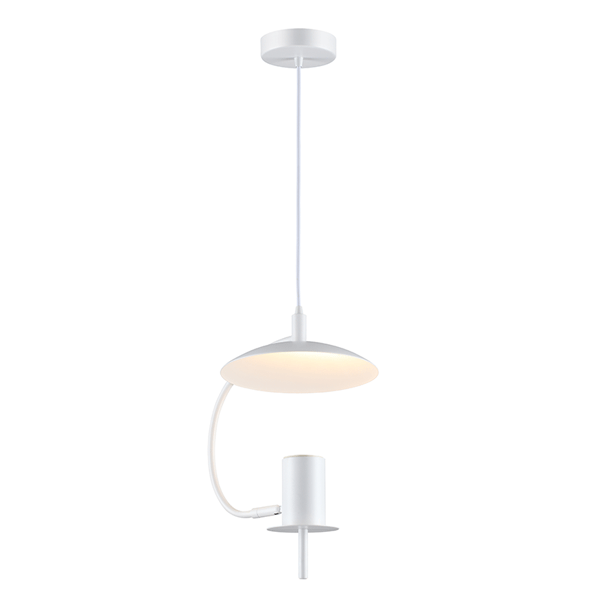 ΚΡΕΜΑΣΤΟ Φ/Σ 1ΧGU10 ΛΕΥΚΟ ΜΕΤΑΛΛΙΚΟ D25X20XH100CM PARACHUTE - ledmania.gr