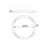 ^ΟΡΟΦΗΣ Φ/Σ LED 36W COB ΛΕΥΚΟ ΑΛΟΥΜΙΝΙΟ 3000K 3240LM D65ΧΗ6,5CM MAGNETO - ledmania.gr