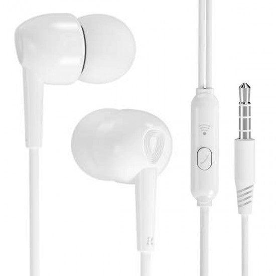 XO EP37 In-ear Earphone 1.15M White - ledmania.gr