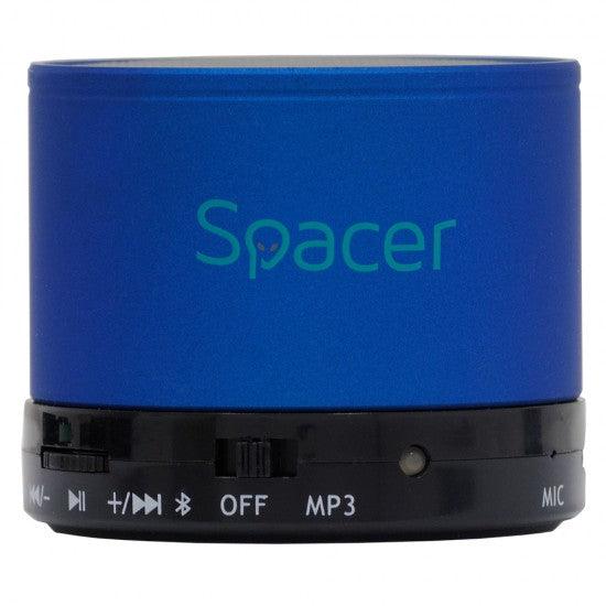 Spacer Speaker Topper Bluetooth Portable 3W,FM, Blue (SPB-TOPPER-BLU) - ledmania.gr